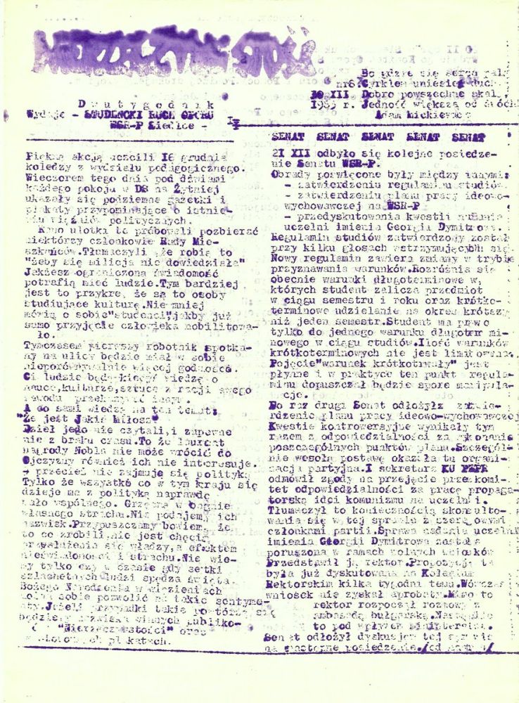 1. numer „Nierzeczywistości”
