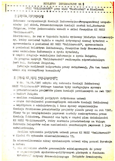 BIULETYN INFORMACYJNY